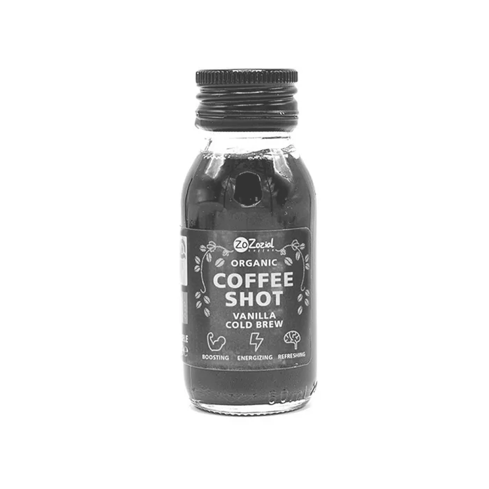 ZoZozial Coffee Shot vanilka 60ml Bio